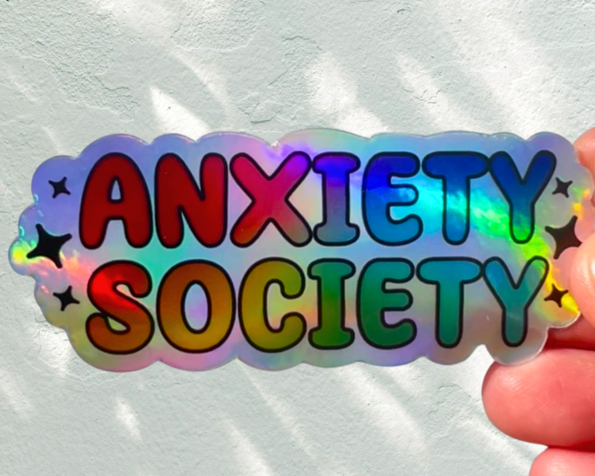 Anxiety Society Sticker