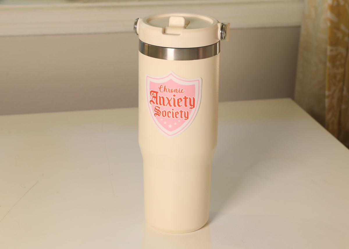 Chronic Anxiety Society Sticker
