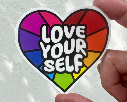 5 Pack - Love Your Self Stickers
