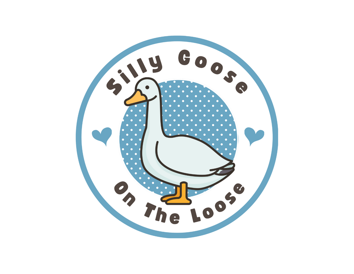 5 pack - Silly Goose on the Loose Sticker