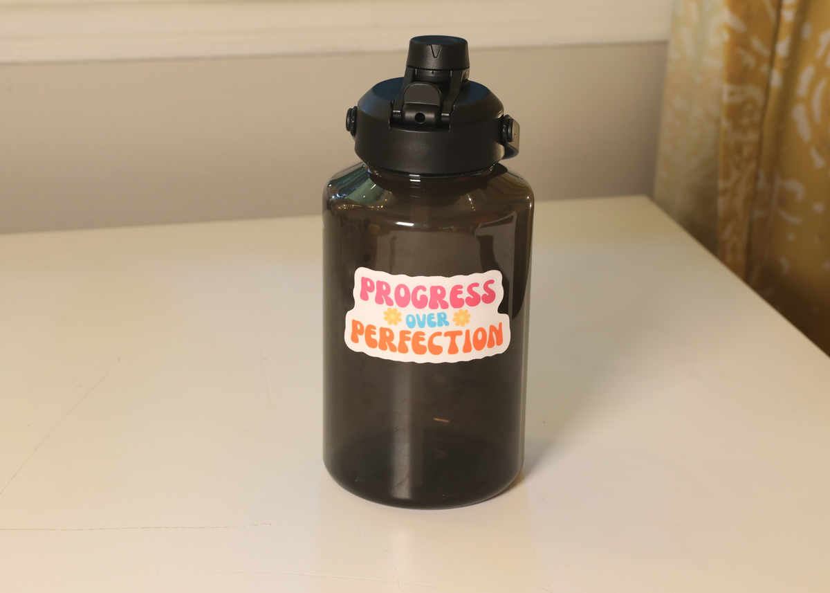 Progress Over Perfection Sticker